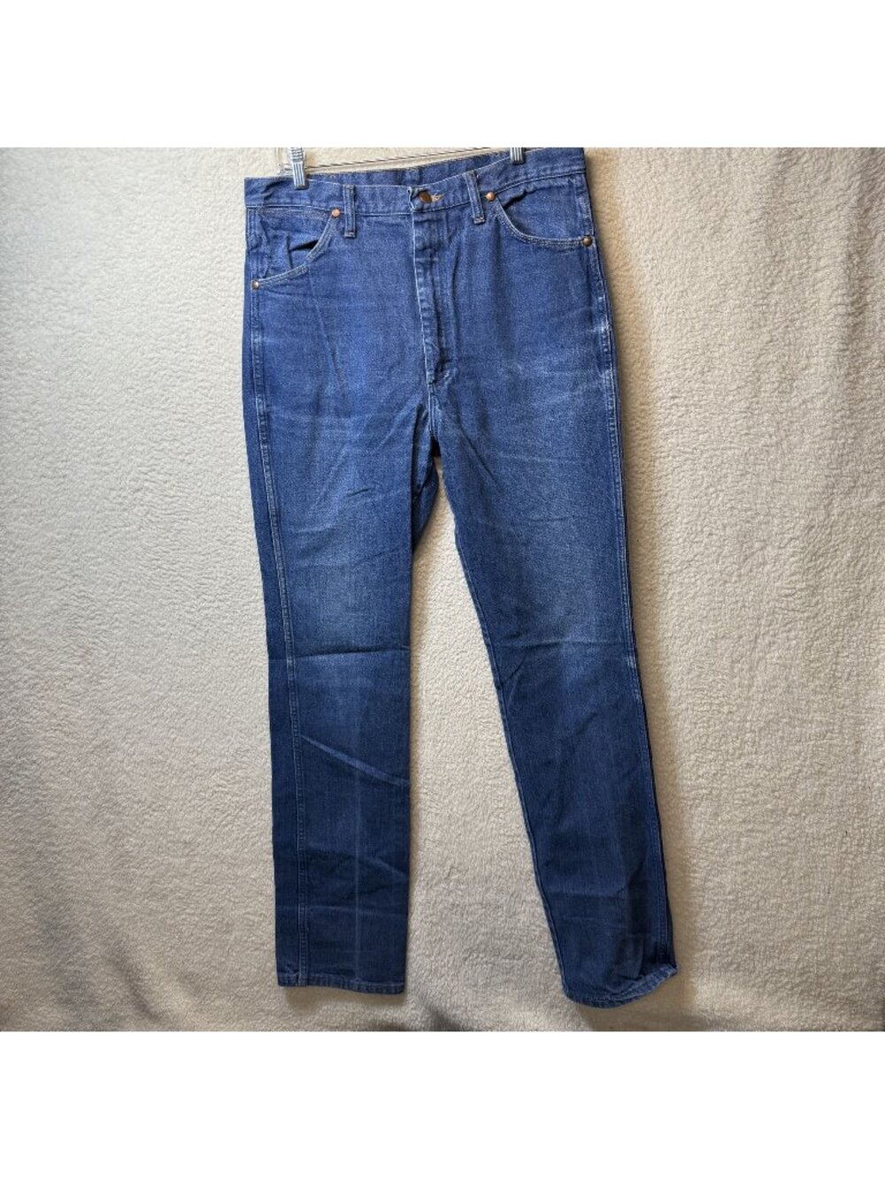 Wrangler 936DEN Mens Classic Fit Blue Denim Jeans 36x36 Cowboy Western Rodeo